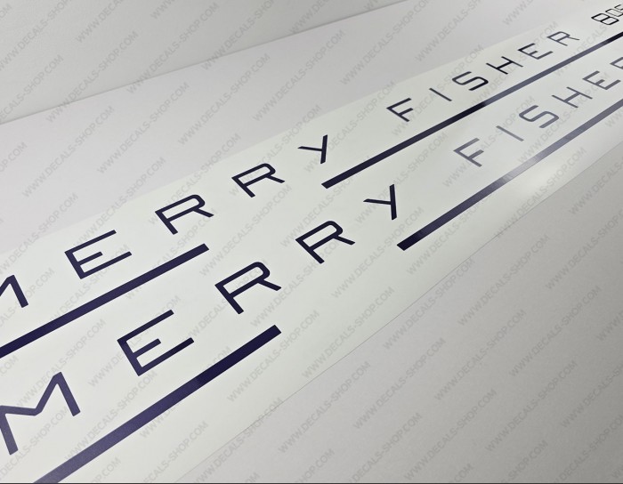 Jeanneau Merry Fisher 805 Decals 234cm x 4cm 2pcs.